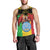 Personalised Mali Men Tank Top Vulture With Coat Of Arms Bogolan Pattern - Wonder Print Shop