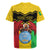 Personalised Mali Rugby Jersey Vulture With Coat Of Arms Bogolan Pattern - Wonder Print Shop