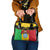 Personalised Mali Shoulder Handbag Vulture With Coat Of Arms Bogolan Pattern - Wonder Print Shop