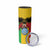 Personalised Mali Skinny Tumbler Vulture With Coat Of Arms Bogolan Pattern - Wonder Print Shop