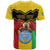 Personalised Mali T Shirt Vulture With Coat Of Arms Bogolan Pattern - Wonder Print Shop