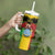 Personalised Mali Tumbler With Handle Vulture With Coat Of Arms Bogolan Pattern - Wonder Print Shop