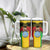 Personalised Mali Tumbler With Handle Vulture With Coat Of Arms Bogolan Pattern - Wonder Print Shop