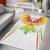 Custom Mali Football Area Rug Go Les Aigles White Color