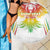 Custom Mali Football Beach Blanket Go Les Aigles White Color