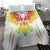 Custom Mali Football Bedding Set Go Les Aigles White Color