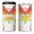 Custom Mali Football 4 in 1 Can Cooler Tumbler Go Les Aigles White Color