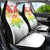 Custom Mali Football Car Seat Cover Go Les Aigles White Color