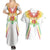 Custom Mali Football Couples Matching Summer Maxi Dress and Hawaiian Shirt Go Les Aigles White Color