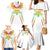 Custom Mali Football Family Matching Mermaid Dress and Hawaiian Shirt Go Les Aigles White Color