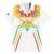 Custom Mali Football Family Matching Off Shoulder Short Dress and Hawaiian Shirt Go Les Aigles White Color