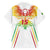 Custom Mali Football Family Matching Short Sleeve Bodycon Dress and Hawaiian Shirt Go Les Aigles White Color