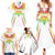 Custom Mali Football Family Matching Summer Maxi Dress and Hawaiian Shirt Go Les Aigles White Color - Wonder Print Shop