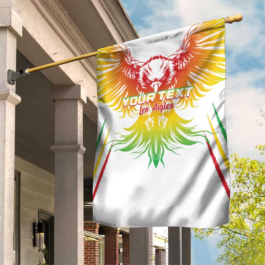 Custom Mali Football Garden Flag Go Les Aigles White Color - Wonder Print Shop