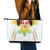 Custom Mali Football Leather Tote Bag Go Les Aigles White Color