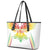 Custom Mali Football Leather Tote Bag Go Les Aigles White Color