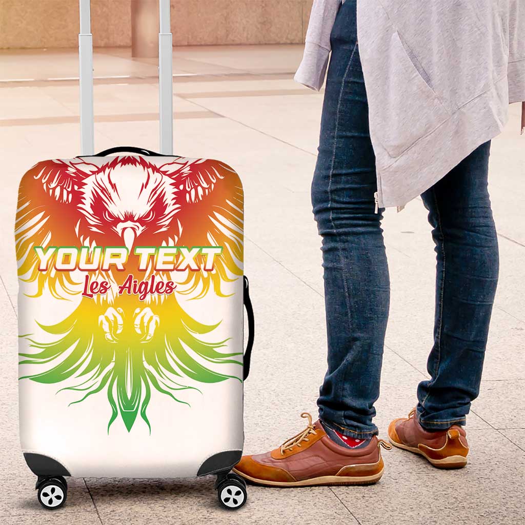 Custom Mali Football Luggage Cover Go Les Aigles White Color - Wonder Print Shop