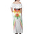 Custom Mali Football Off Shoulder Maxi Dress Go Les Aigles White Color - Wonder Print Shop