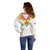 Custom Mali Football Off Shoulder Sweater Go Les Aigles White Color - Wonder Print Shop