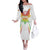 Custom Mali Football Off The Shoulder Long Sleeve Dress Go Les Aigles White Color - Wonder Print Shop