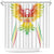 Custom Mali Football Shower Curtain Go Les Aigles White Color - Wonder Print Shop