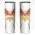 Custom Mali Football Skinny Tumbler Go Les Aigles White Color - Wonder Print Shop