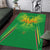 Custom Mali Football Area Rug Go Les Aigles Green Color