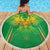 Custom Mali Football Beach Blanket Go Les Aigles Green Color