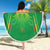 Custom Mali Football Beach Blanket Go Les Aigles Green Color