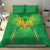 Custom Mali Football Bedding Set Go Les Aigles Green Color