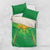 Custom Mali Football Bedding Set Go Les Aigles Green Color