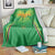 Custom Mali Football Blanket Go Les Aigles Green Color