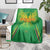 Custom Mali Football Blanket Go Les Aigles Green Color