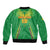 Custom Mali Football Bomber Jacket Go Les Aigles Green Color