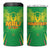 Custom Mali Football 4 in 1 Can Cooler Tumbler Go Les Aigles Green Color