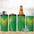 Custom Mali Football 4 in 1 Can Cooler Tumbler Go Les Aigles Green Color