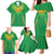 Custom Mali Football Family Matching Mermaid Dress and Hawaiian Shirt Go Les Aigles Green Color