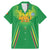 Custom Mali Football Family Matching Mermaid Dress and Hawaiian Shirt Go Les Aigles Green Color