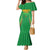 Custom Mali Football Family Matching Mermaid Dress and Hawaiian Shirt Go Les Aigles Green Color