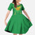 Custom Mali Football Family Matching Off Shoulder Maxi Dress and Hawaiian Shirt Go Les Aigles Green Color