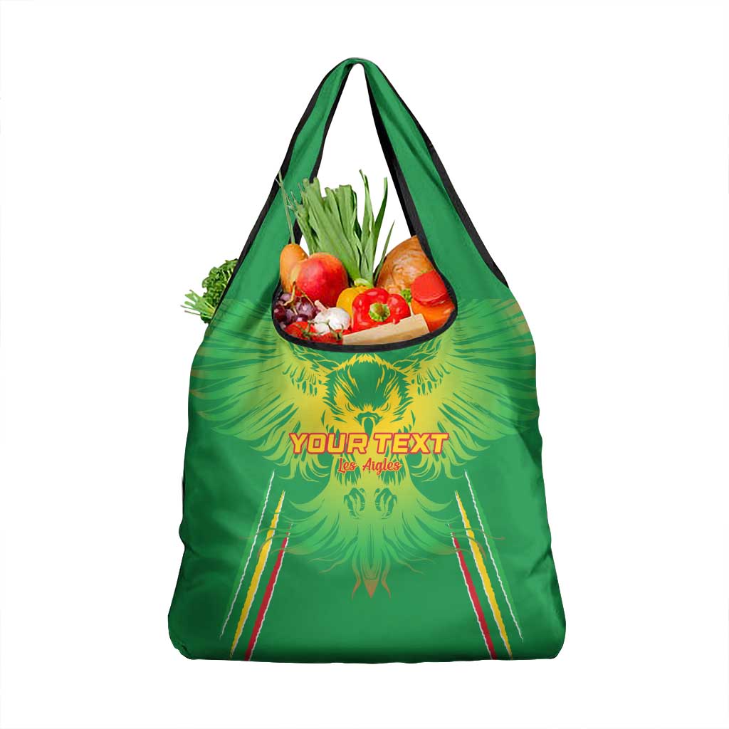 Custom Mali Football Grocery Bag Go Les Aigles Green Color