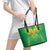 Custom Mali Football Leather Tote Bag Go Les Aigles Green Color