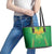 Custom Mali Football Leather Tote Bag Go Les Aigles Green Color