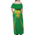 Custom Mali Football Off Shoulder Maxi Dress Go Les Aigles Green Color - Wonder Print Shop