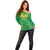 Custom Mali Football Off Shoulder Sweater Go Les Aigles Green Color - Wonder Print Shop