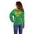 Custom Mali Football Off Shoulder Sweater Go Les Aigles Green Color - Wonder Print Shop