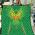 Custom Mali Football Quilt Go Les Aigles Green Color - Wonder Print Shop