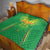 Custom Mali Football Quilt Go Les Aigles Green Color - Wonder Print Shop