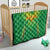 Custom Mali Football Quilt Go Les Aigles Green Color - Wonder Print Shop