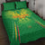 Custom Mali Football Quilt Bed Set Go Les Aigles Green Color - Wonder Print Shop